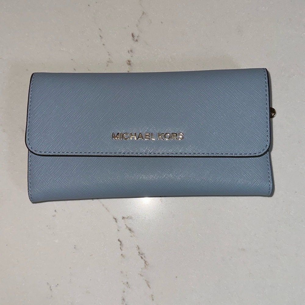 Light Blue Michael Kors wallet